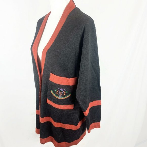 FILATO Cardigan Sweater Womens Medium Coppery Blush Bown Orange - Picture 2 of 8